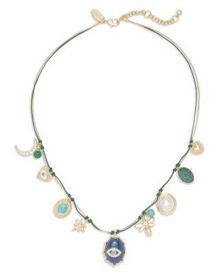 Sienna Mixed Stone Charm Necklace by RAMY BROOK