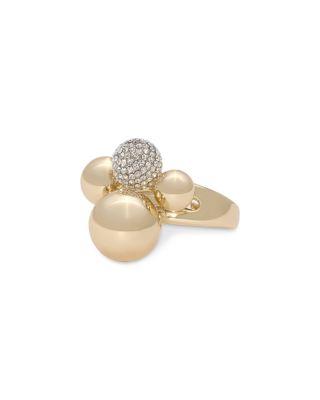 Tiffani Bead & Pavé Fireball Ring by RAMY BROOK Tiffani Bead & Pavé Fireball Ring by RAMY BROOK