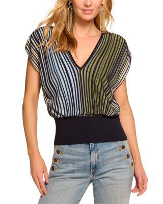 Vanessa Ombr&eacute; Stripe Top by RAMY BROOK