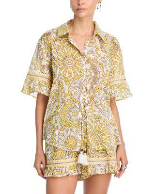Violette Swim Cover-Up Shirt by RAMY BROOK