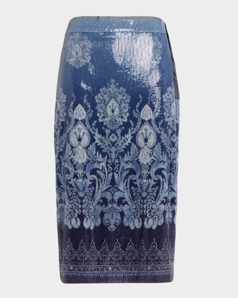 Whitney Sequined Midi Skirt by RAMY BROOK