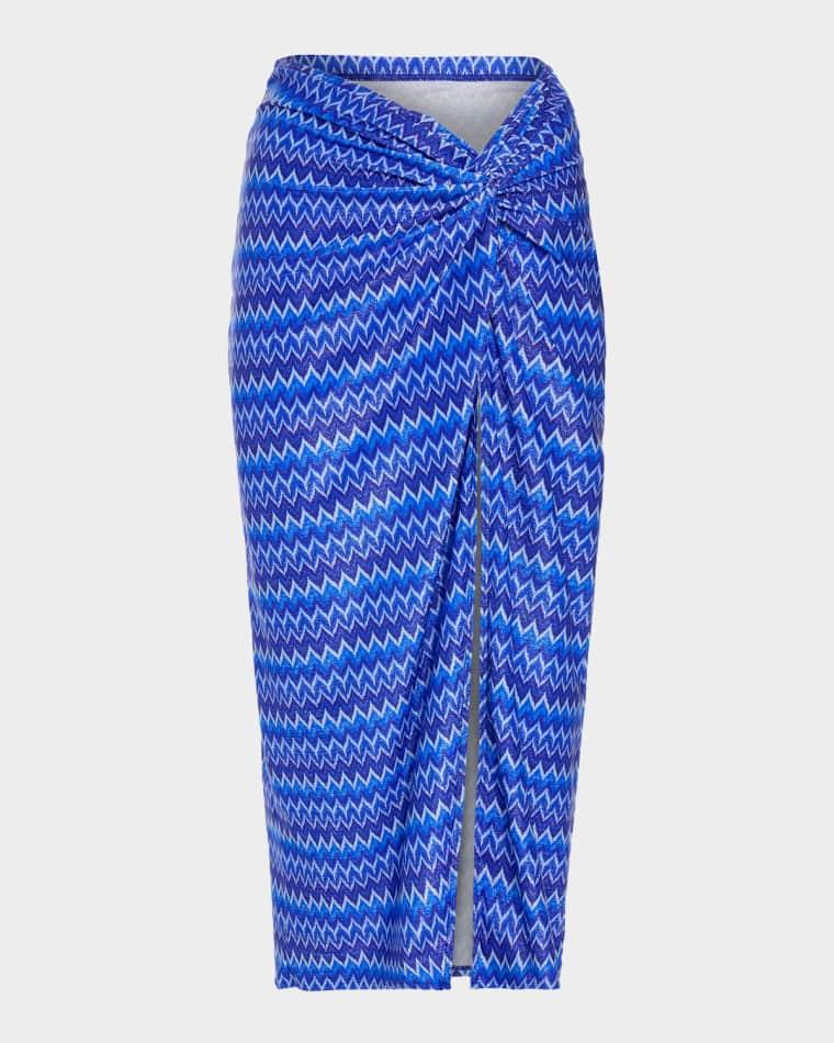 Xana Glitter Wave Coverup Skirt by RAMY BROOK