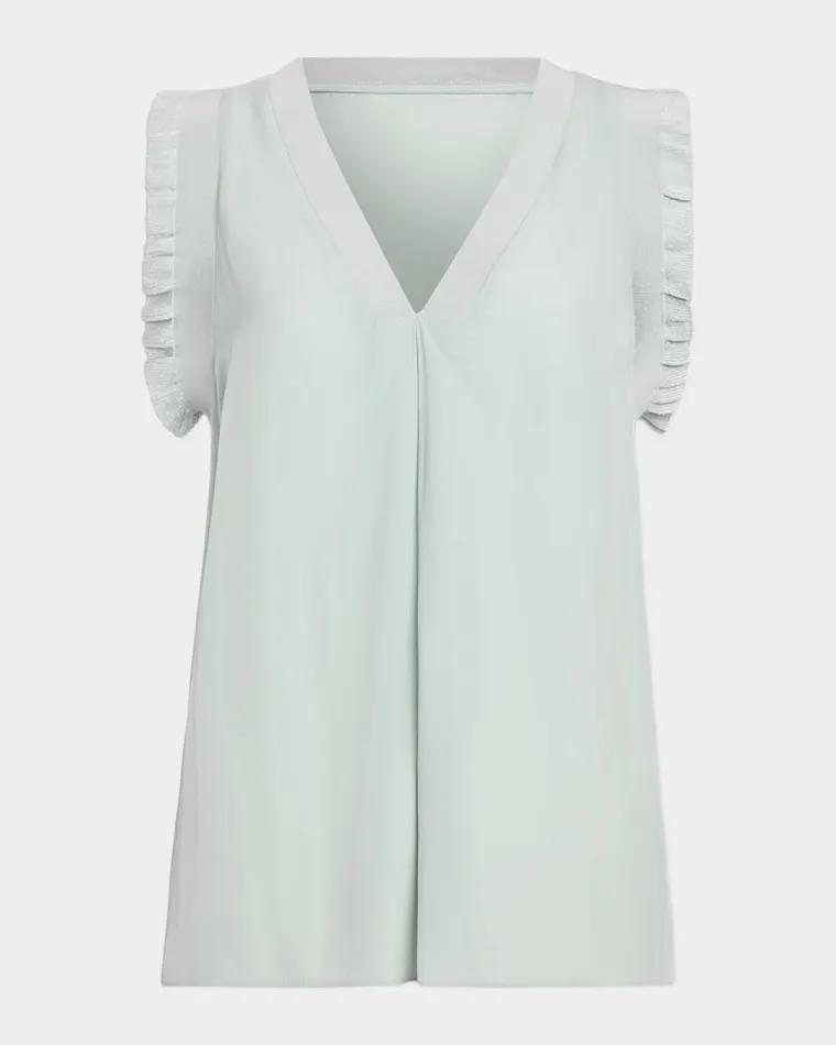 Zandra V-Neck Blouse by RAMY BROOK