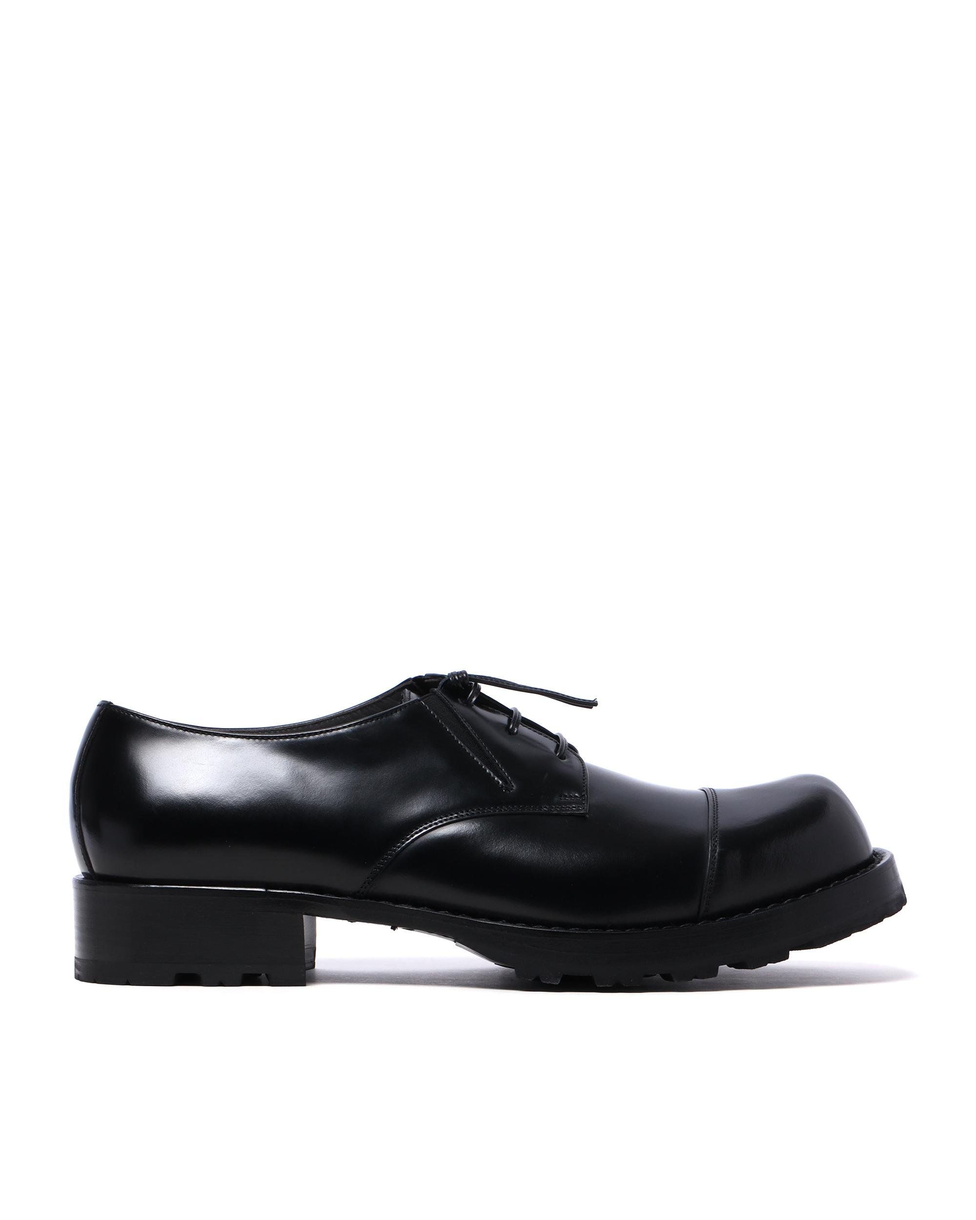 Leather derby shoes by RANDOM IDENTITIES