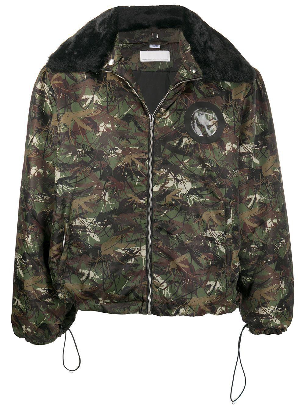 camouflage-print hoodied jacket by RANDOM IDENTITIES
