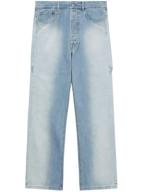 cut-out straight-leg jeans by RANDOM IDENTITIES