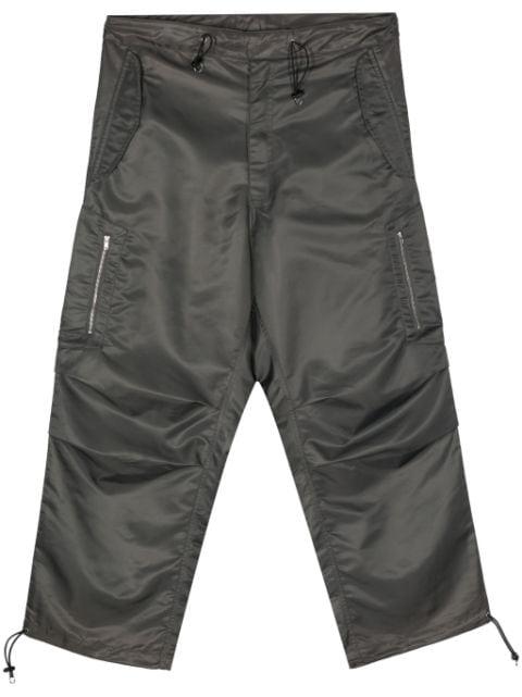 gathered-detail drawstring trousers by RANDOM IDENTITIES