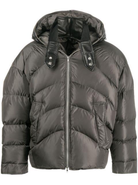 hoodied padded jacket by RANDOM IDENTITIES