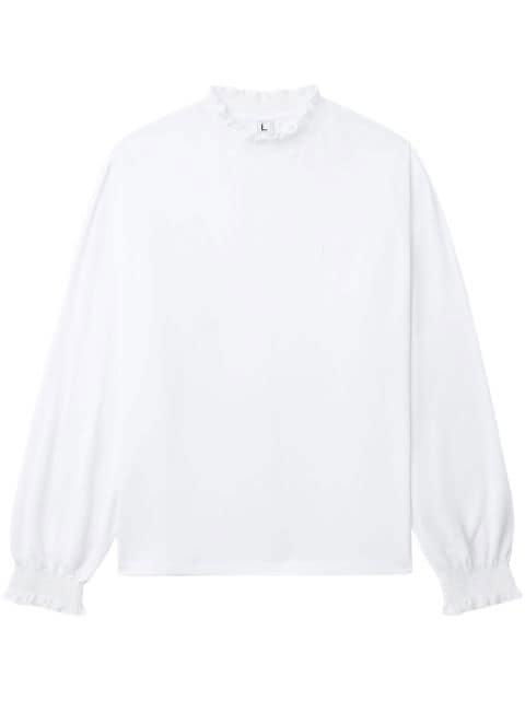 ruffled cotton sweatshirt by RANDOM IDENTITIES