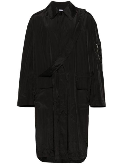 single-breasted padded coat by RANDOM IDENTITIES
