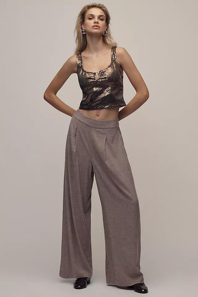 Ranna Gill Crystal Wide-Leg Pants by RANNA GILL