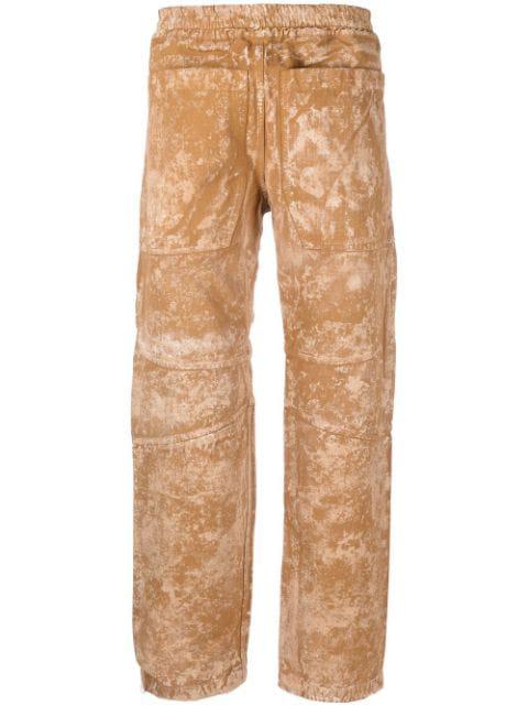 Oss bleached-effect ripstop trousers by RANRA