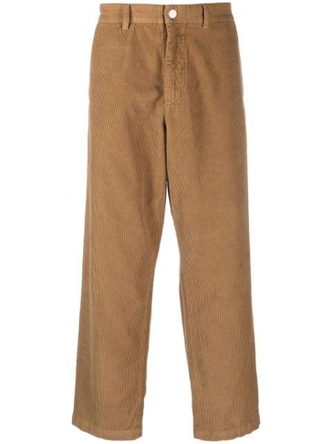 corduroy straight-leg trousers by RANRA