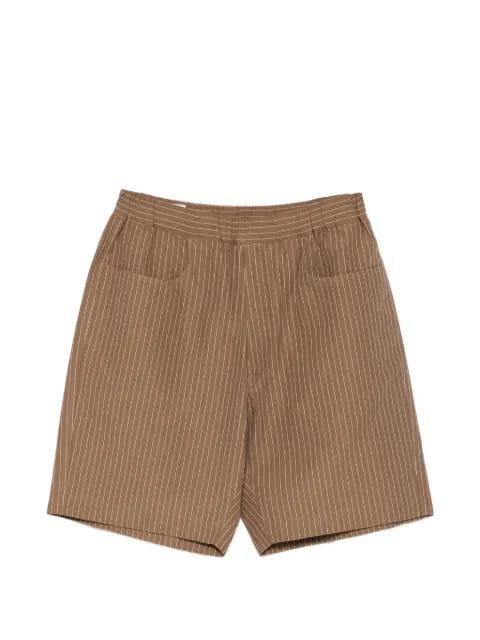 striped pocket shorts by RANRA