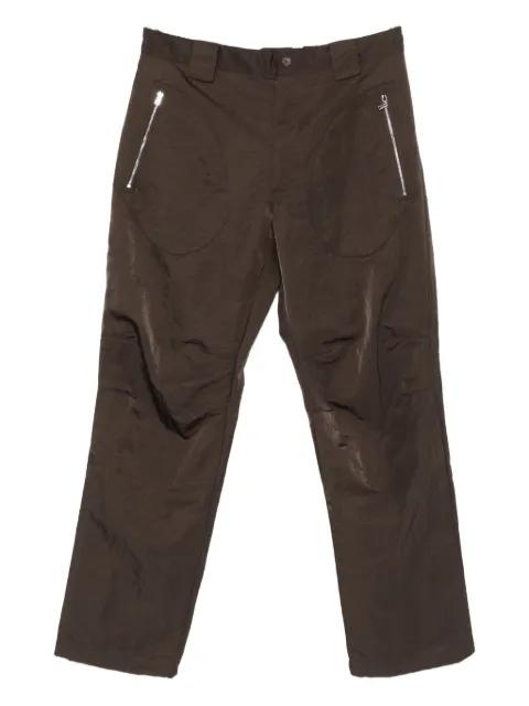 zip-pocket trousers by RANRA