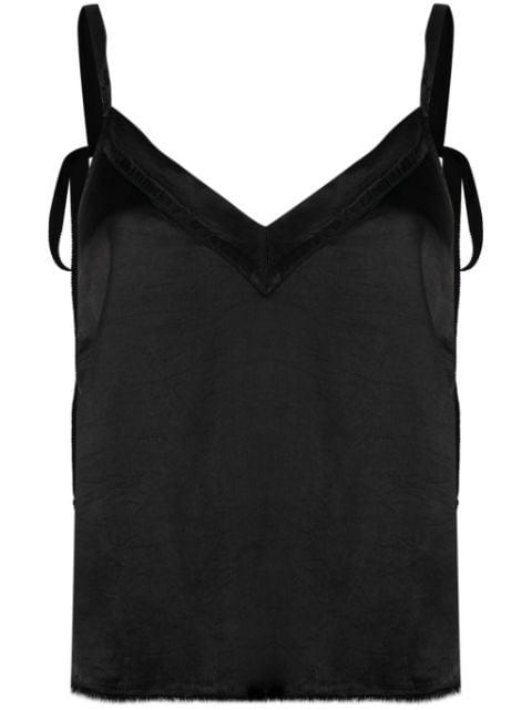 Mino satin top by RAQUEL ALLEGRA