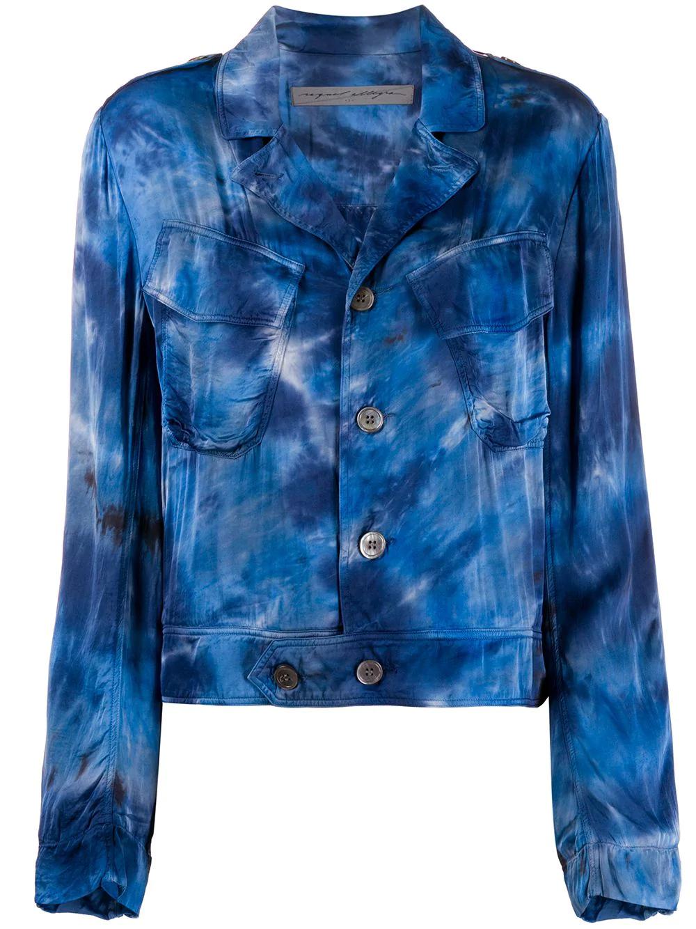 tie dye print jacket by RAQUEL ALLEGRA