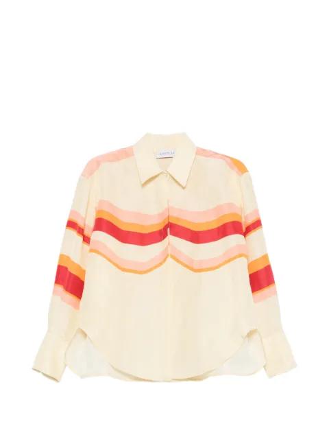 Bahia striped  shirt by RAQUEL DINIZ