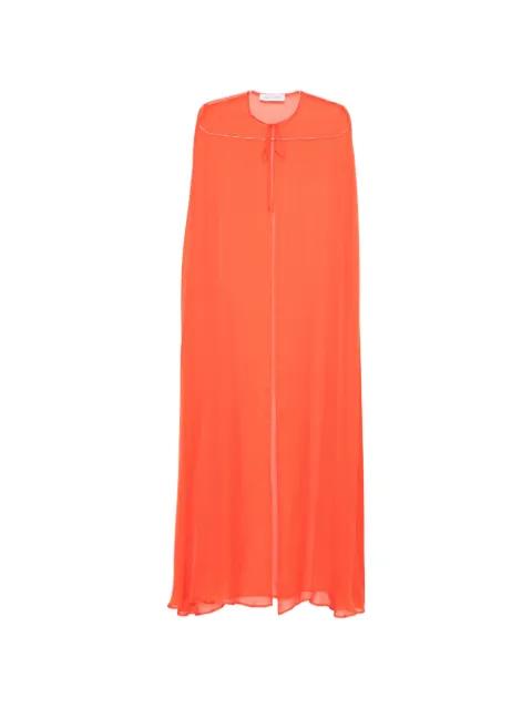 Bianca tie-neck cape by RAQUEL DINIZ