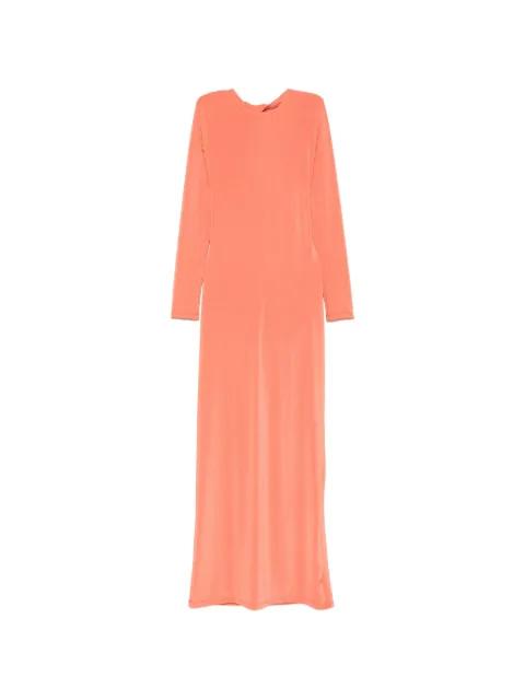 Carolyne twist-detail open-back maxi dress by RAQUEL DINIZ