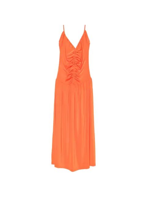New Eva ruched ruffled-trim dress by RAQUEL DINIZ