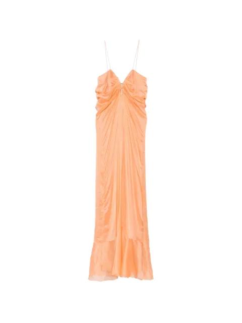 New Samba ruched spaghetti-strap dress by RAQUEL DINIZ