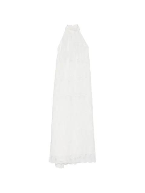 Vanna guipure-lace halterneck dress by RAQUEL DINIZ