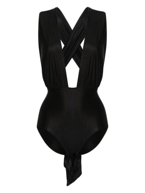 x Lenny Niemeyer halterneck swimsuit by RAQUEL DINIZ