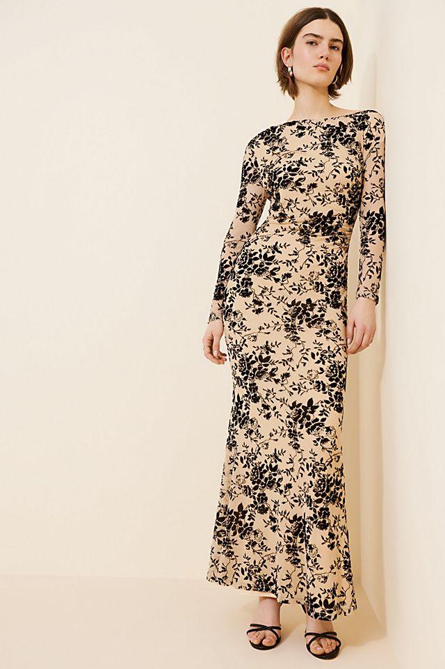 Rare London Fallen Shoulder Burnout Dress by RARE LONDON | FREE PEOPLE