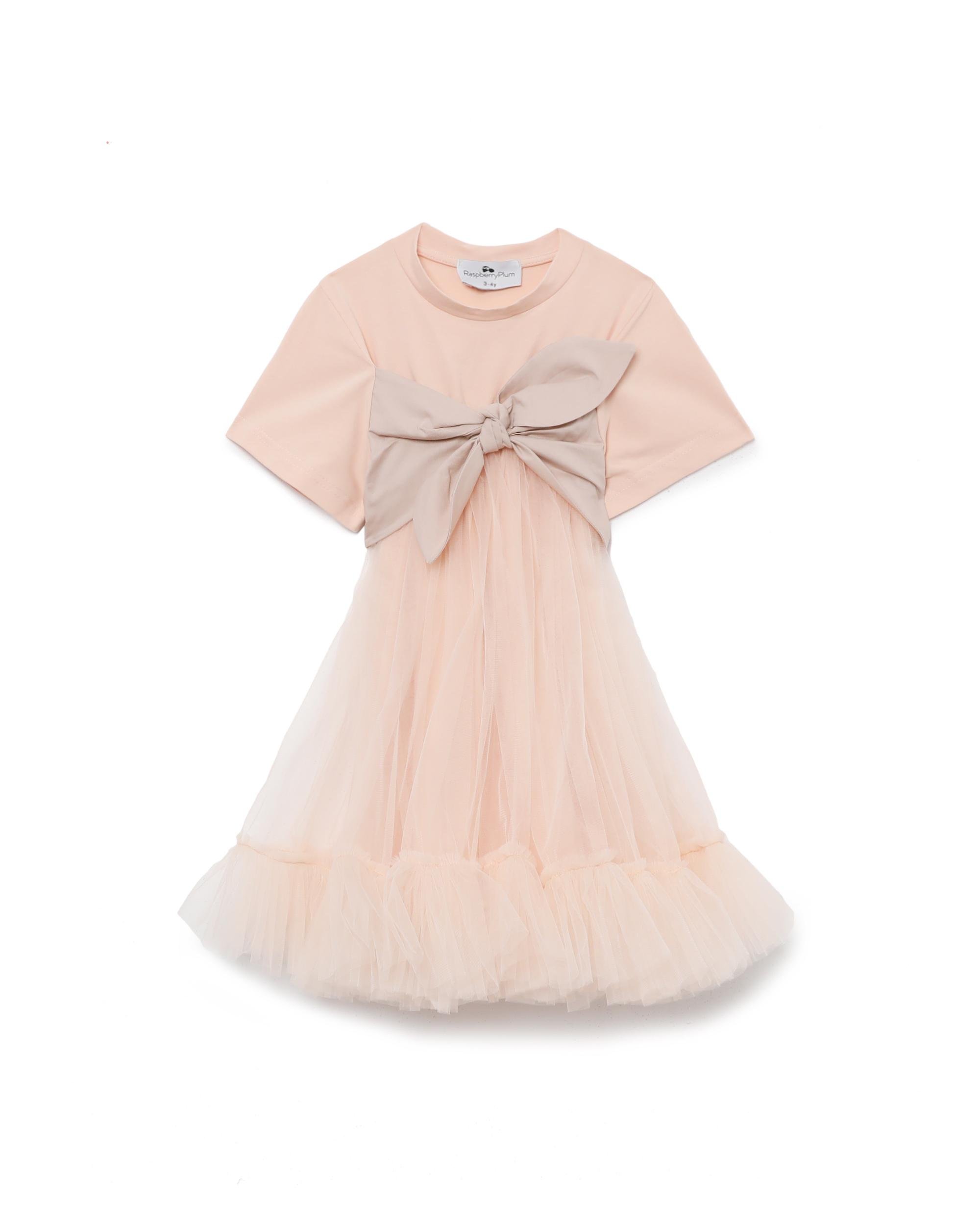 Kids knotted tulle dress by RASPBERRY PLUM