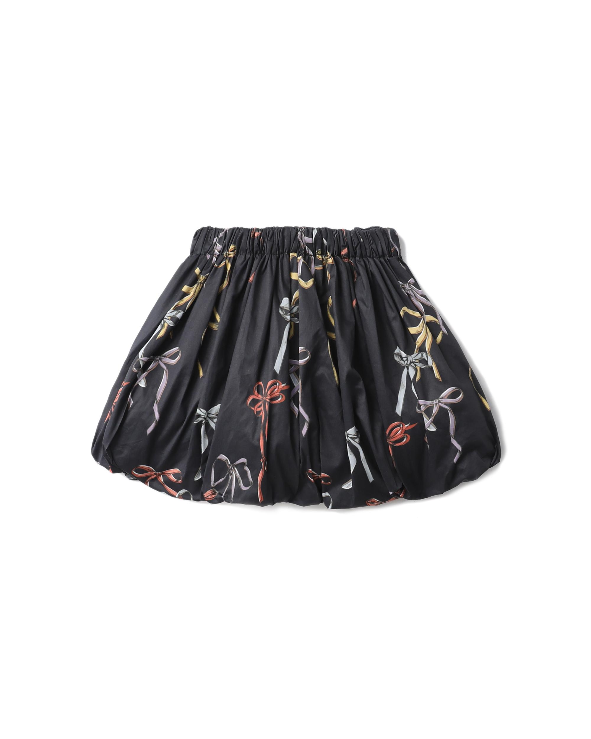 Kids ribbon print bubble skirt by RASPBERRY PLUM