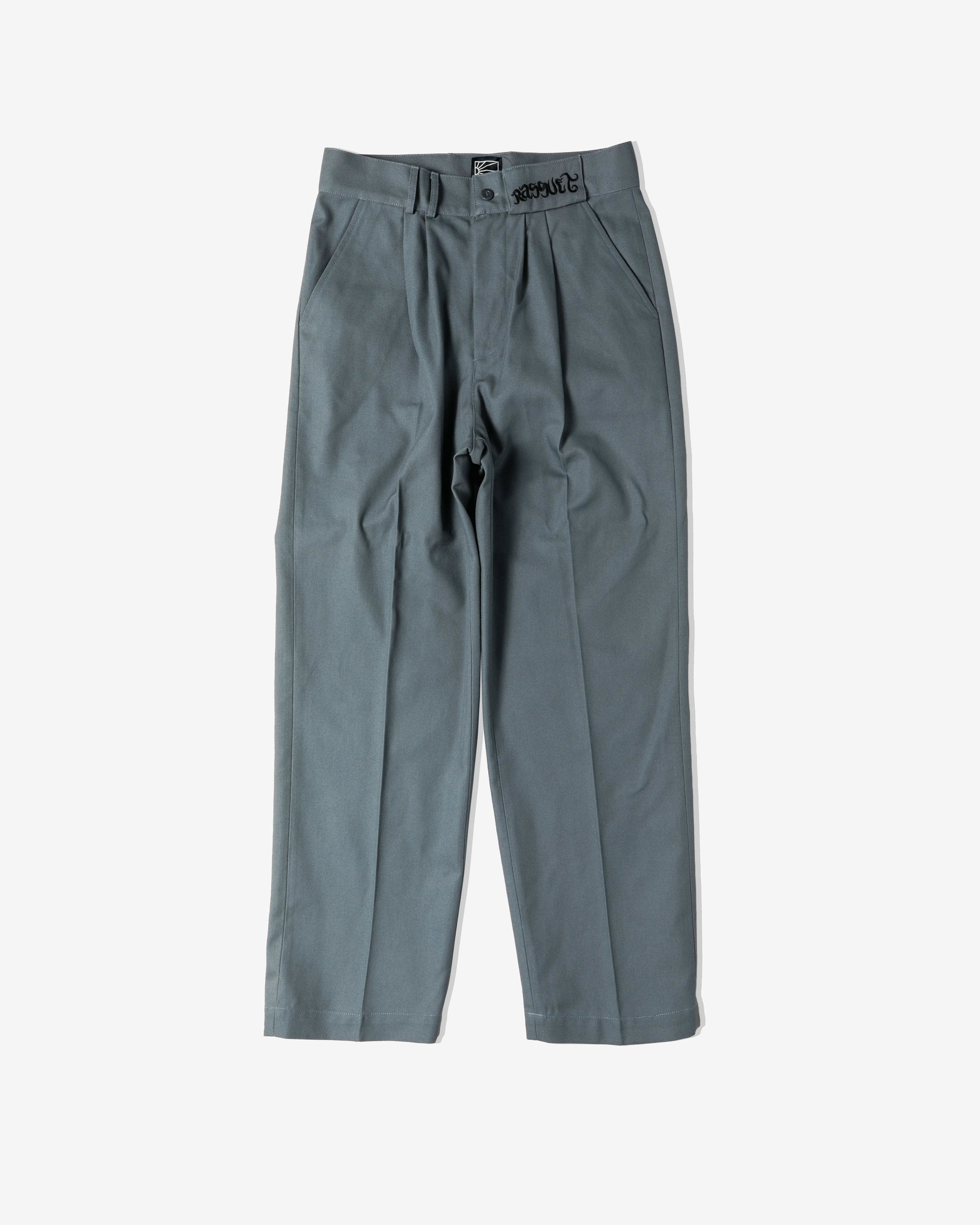 Rassvet - Men's Card Suite Pleated Trousers - (Blue) by RASSVET