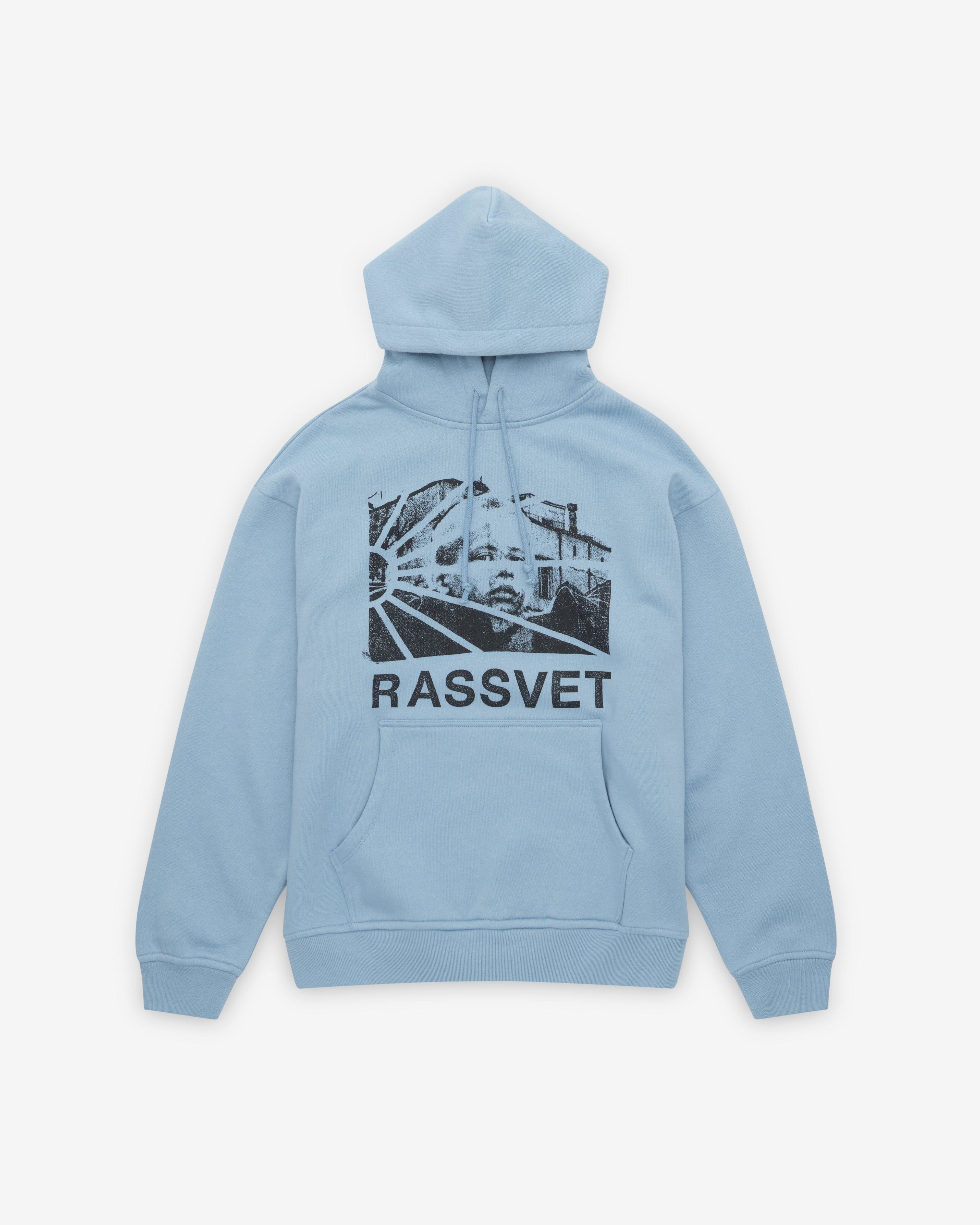 Rassvet - Men's Heritage Hoodie - (Light Blue) by RASSVET