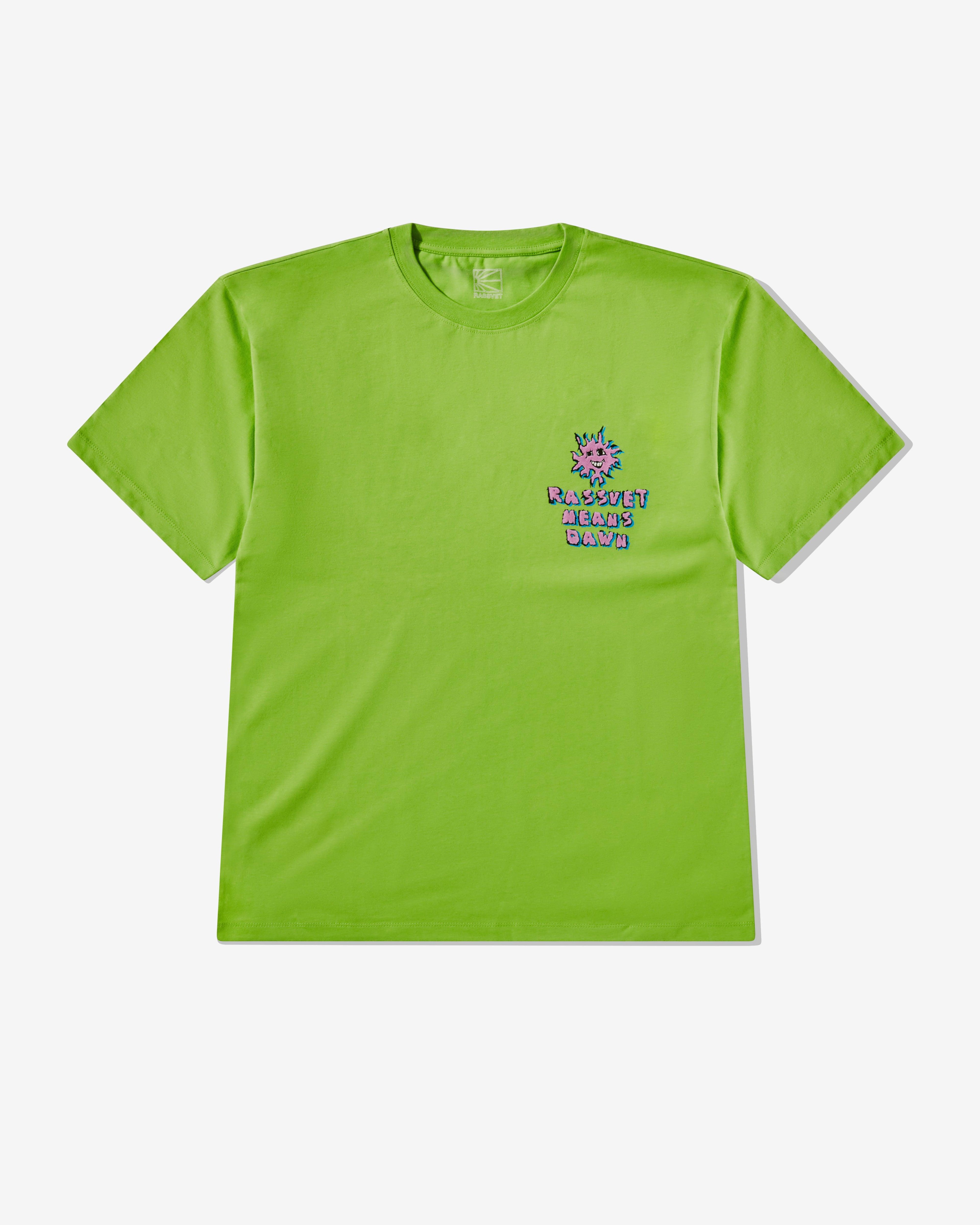 Rassvet - Men’s R.M.D T-Shirt - (Lime) by RASSVET