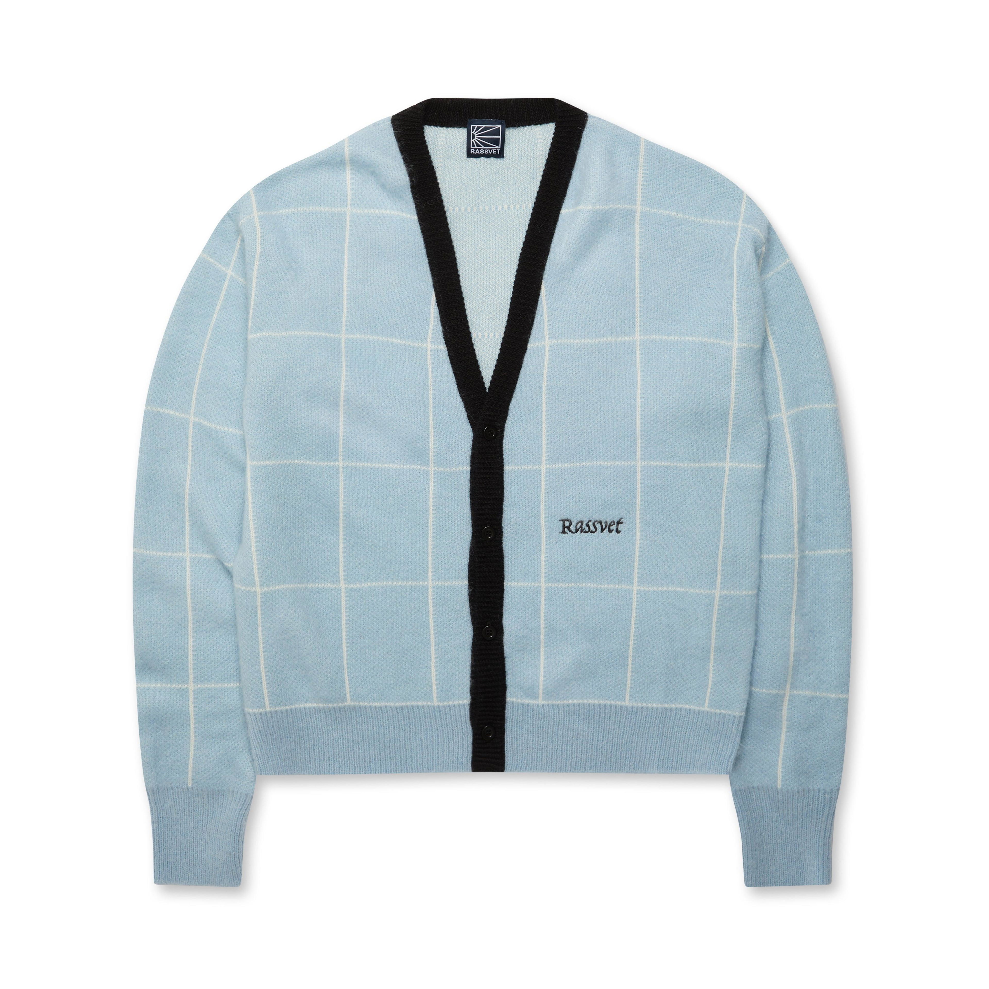 Rassvet - Men’s Rassvet Cardigan - (Blue) by RASSVET