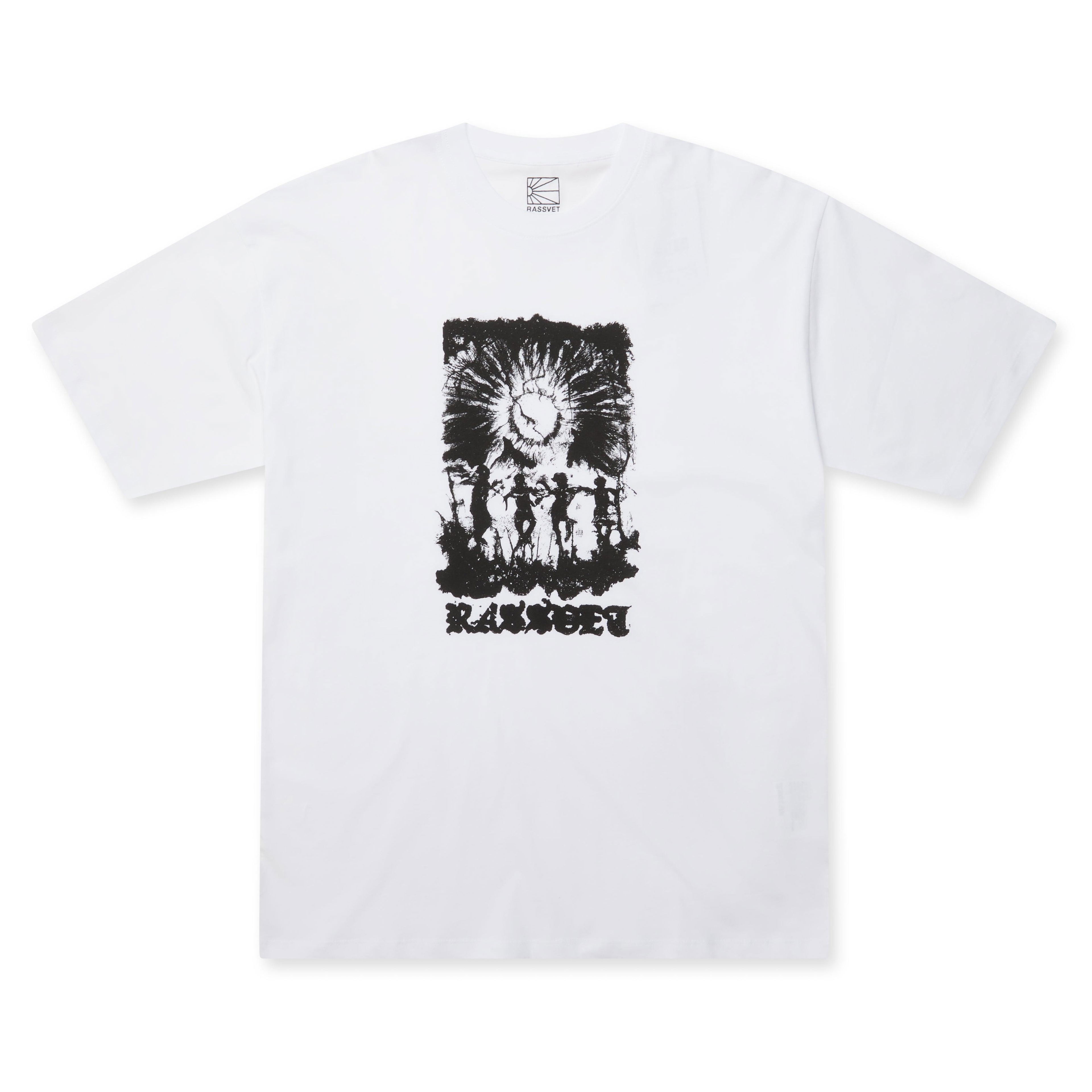 Rassvet - Men’s Sun Dance T-Shirt - (White) by RASSVET