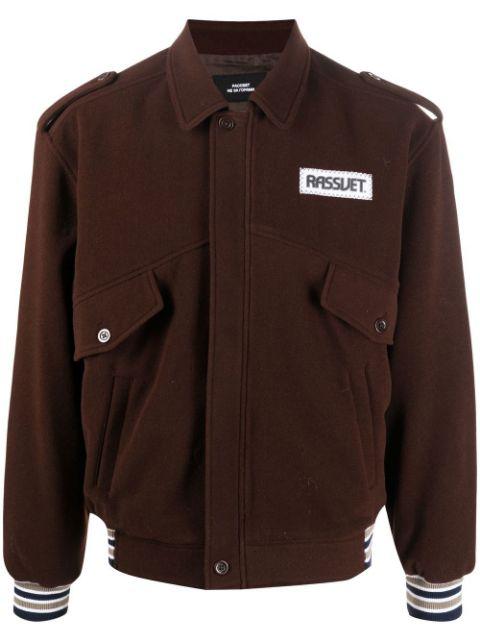 logo patch jacket by RASSVET