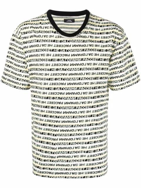 logo-print organic cotton T-shirt by RASSVET