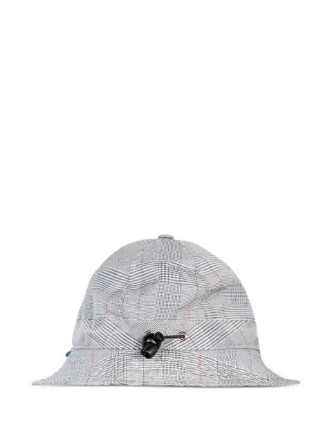 plaid-pattern bucket hat by RASSVET