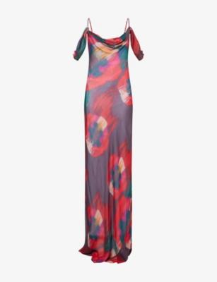 Adriana Printed Woven Maxi Dress by RAT&BOA