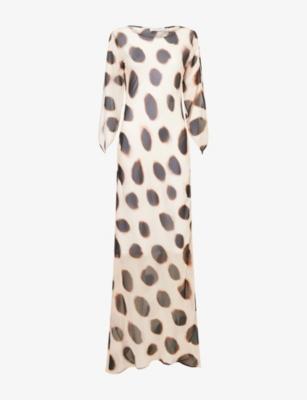 Raina Printed Woven Maxi Dress by RAT&BOA