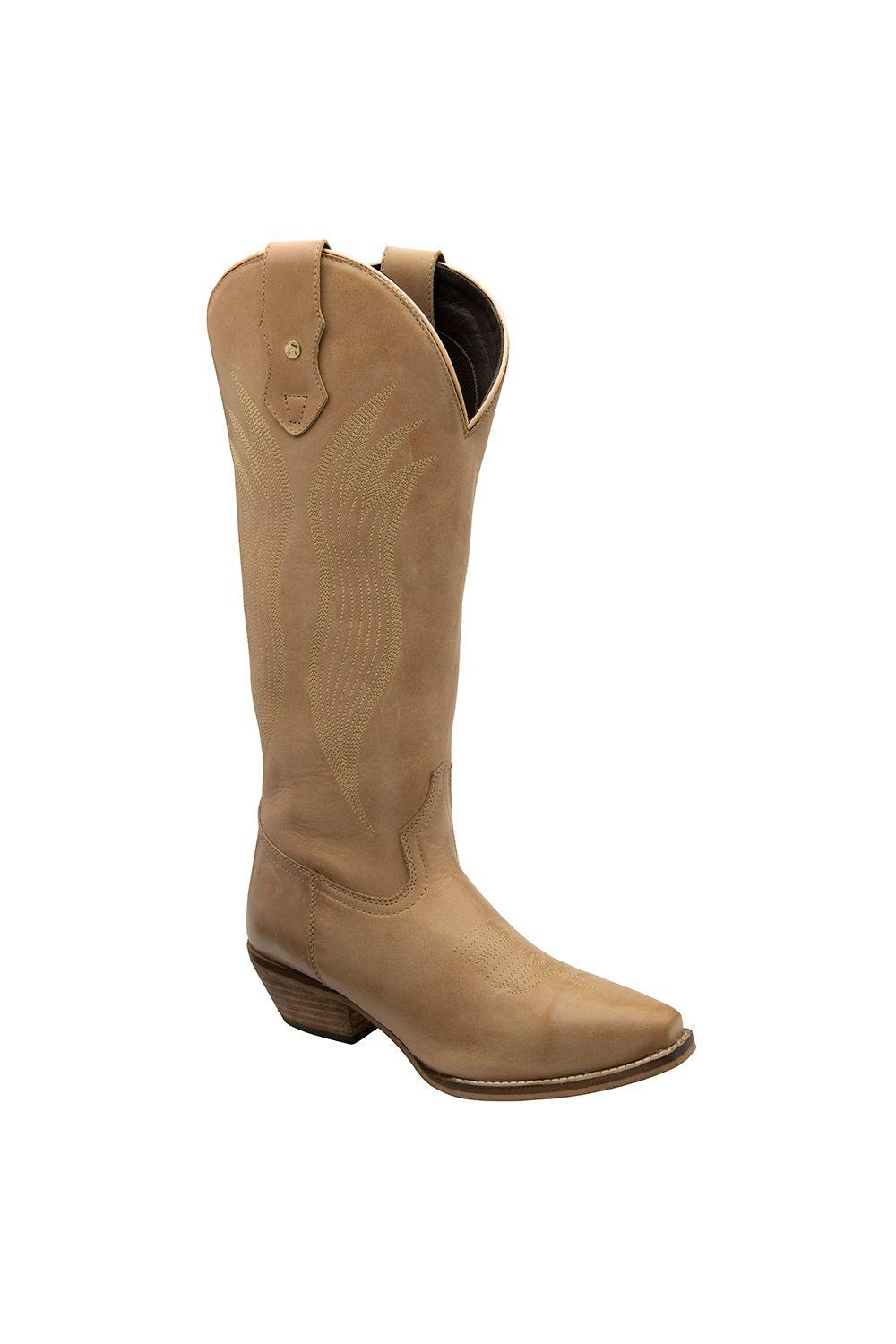 'Dolly' Leather Mid-Calf Boots by RAVEL