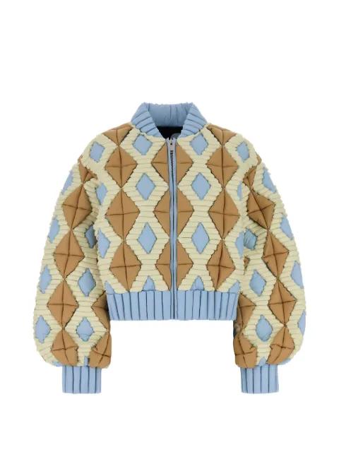 diamond-pattern jacket by RAXXY