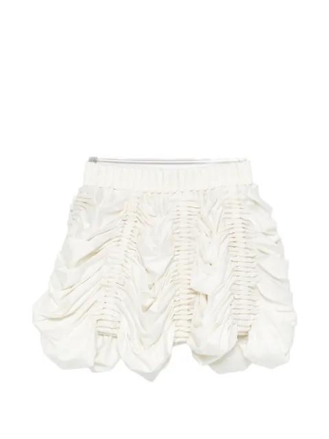 draped mini skirt by RAXXY