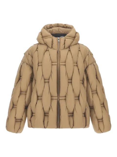 hoodied woven jacket by RAXXY