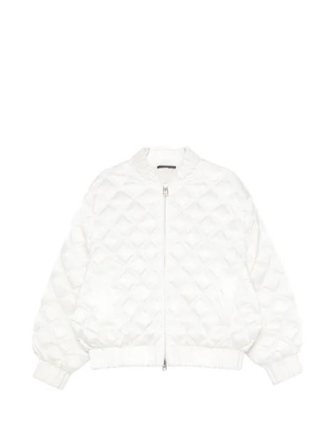 quilted-pattern bomber jacket by RAXXY