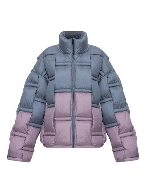 two-toned puffer jacket by RAXXY