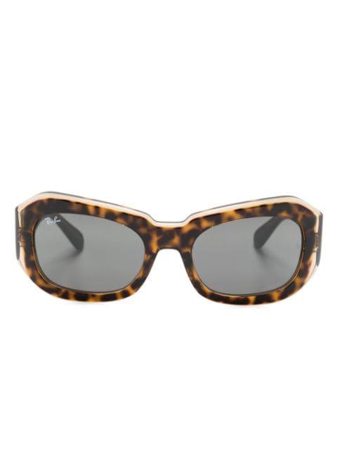 Beate rectangle-frame sunglasses by RAY-BAN