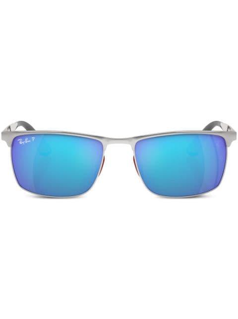 Chromance logo-plaque sunglasses by RAY-BAN