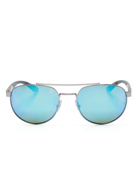 Chromance polarized geometric-frame sunglasses by RAY-BAN